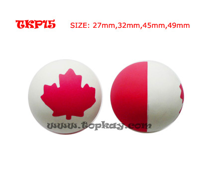 topkayTKP15-Maple Leaf Bouncy Ball