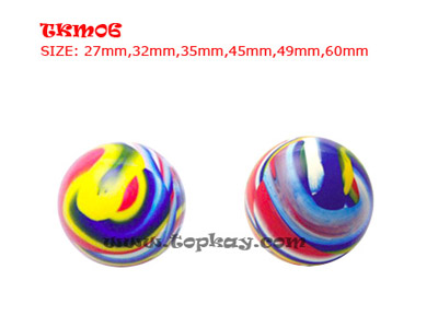 topkayTKM06- Classic Swirl Bouncy Ball