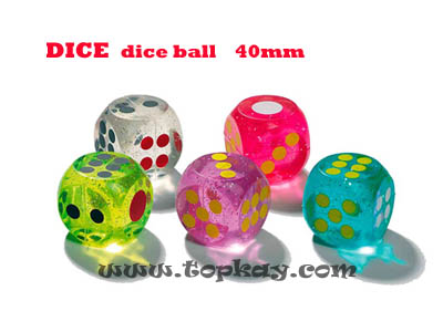 DICE BOUNCY BALL