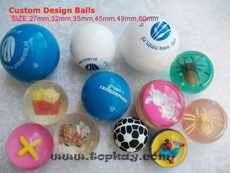 topkayCustom Design Bouncy ball