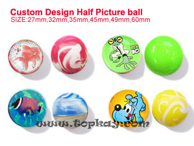 topkayCustom Design Picture Bouncy Ball
