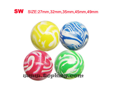 topkayNew Swirl Bouncy Ball