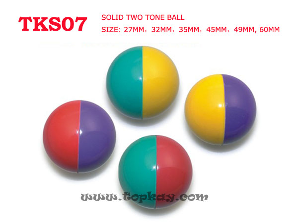 topkayTKS07-Solid Tow tone Ball