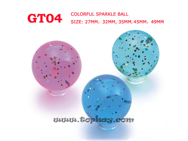 topkayGT04-Colorful sparkle ball