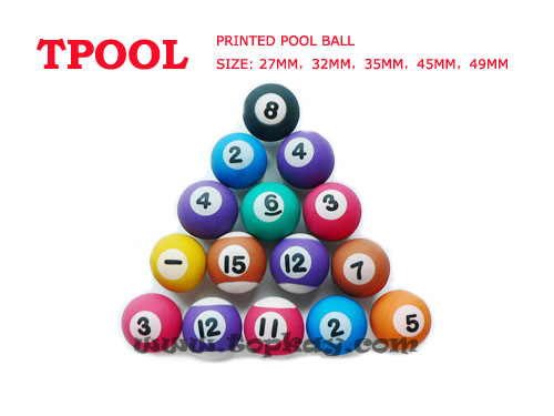 topkayTPOOL-Printed Pool ball